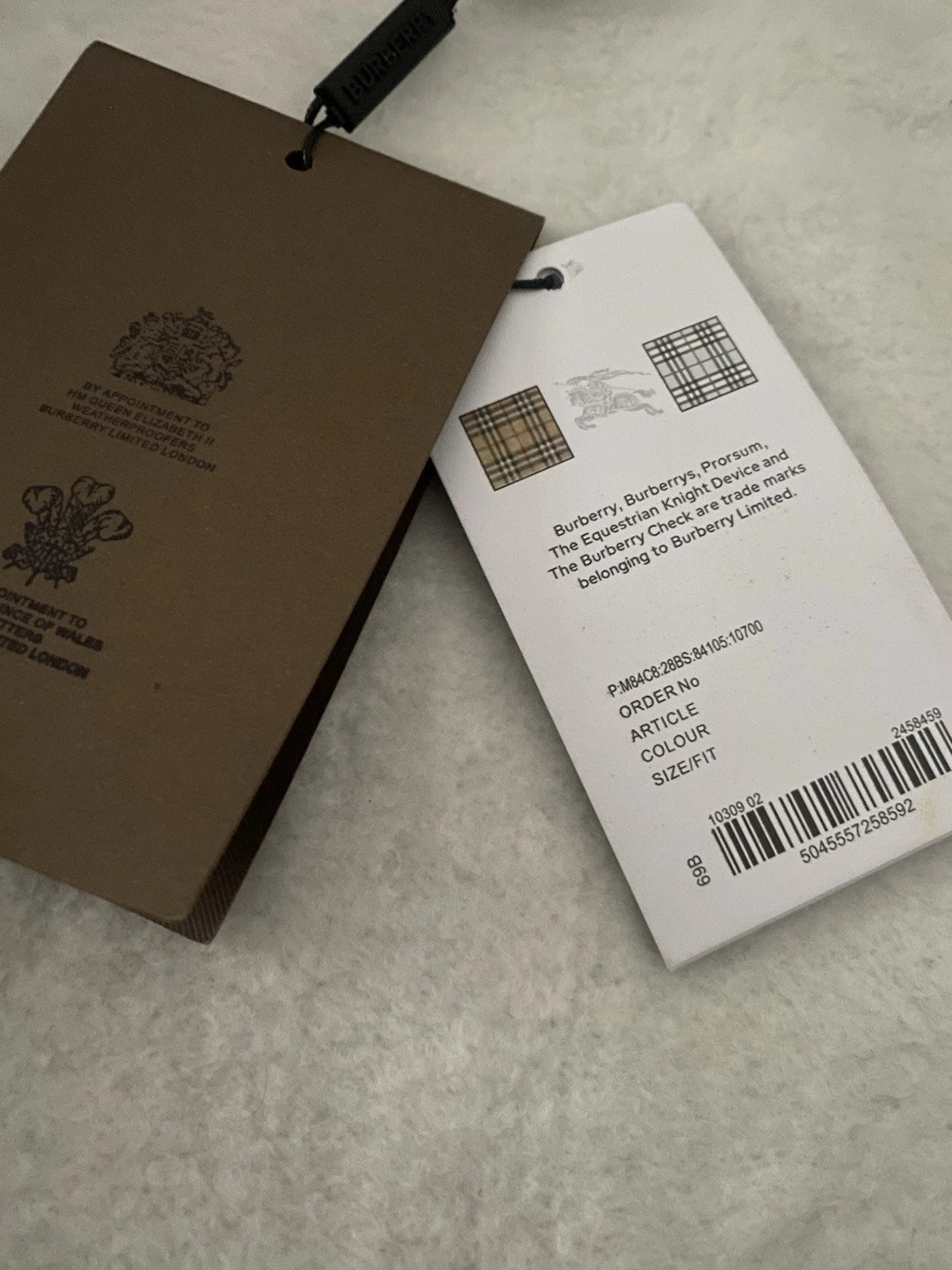 Nova Saints™ Burberry London Men's Zip-Up Hoodie Jacket