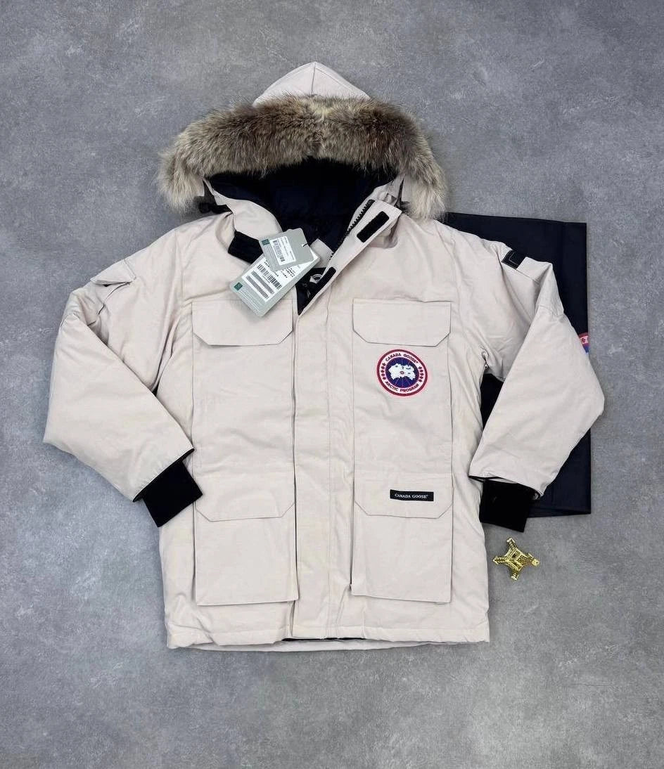 Nova Saints™ Canada Goose Puffer Fur Coat