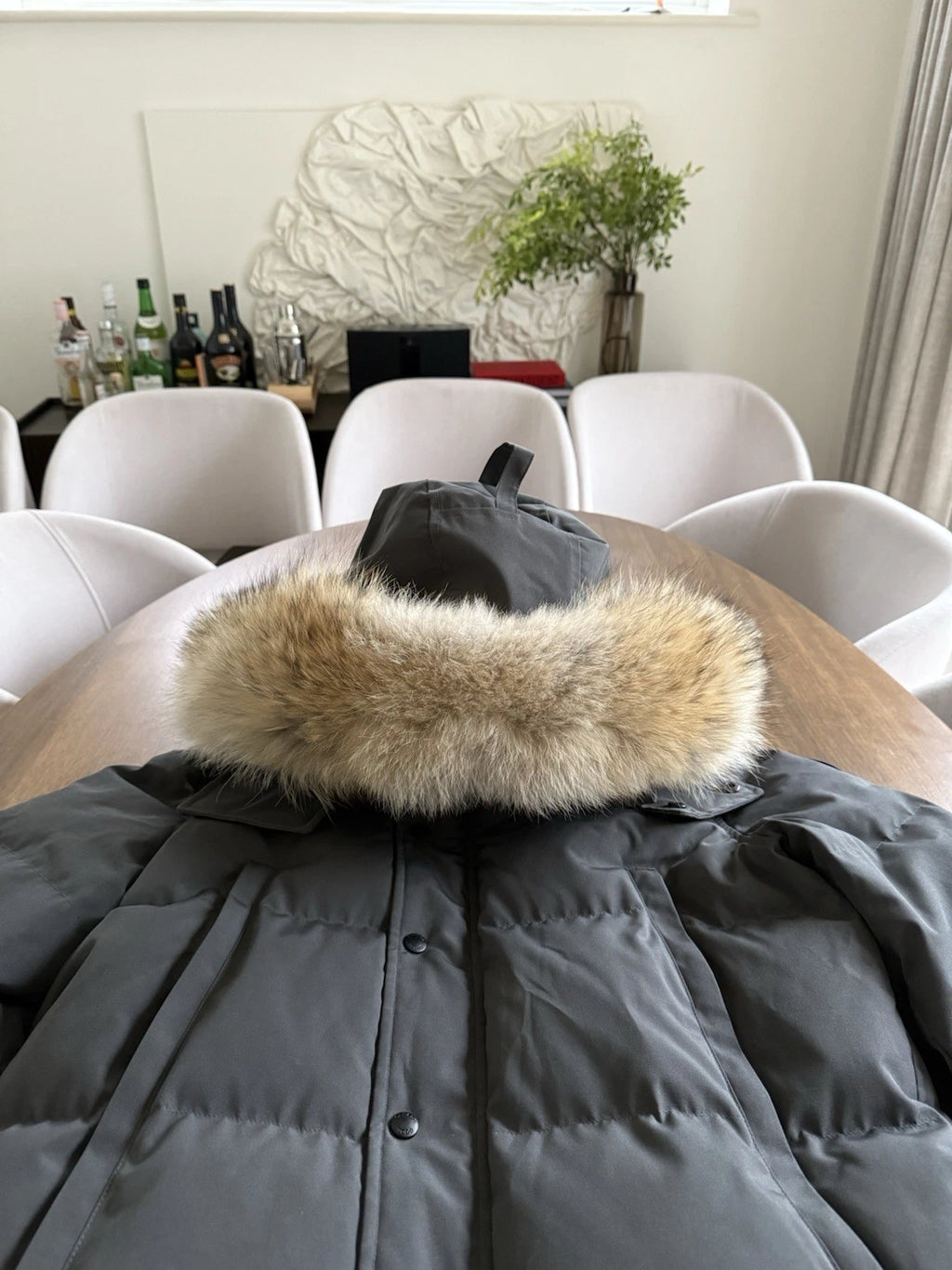 Nova Saints™ Canada Goose Wyndham Parka Grey/Black Badge
