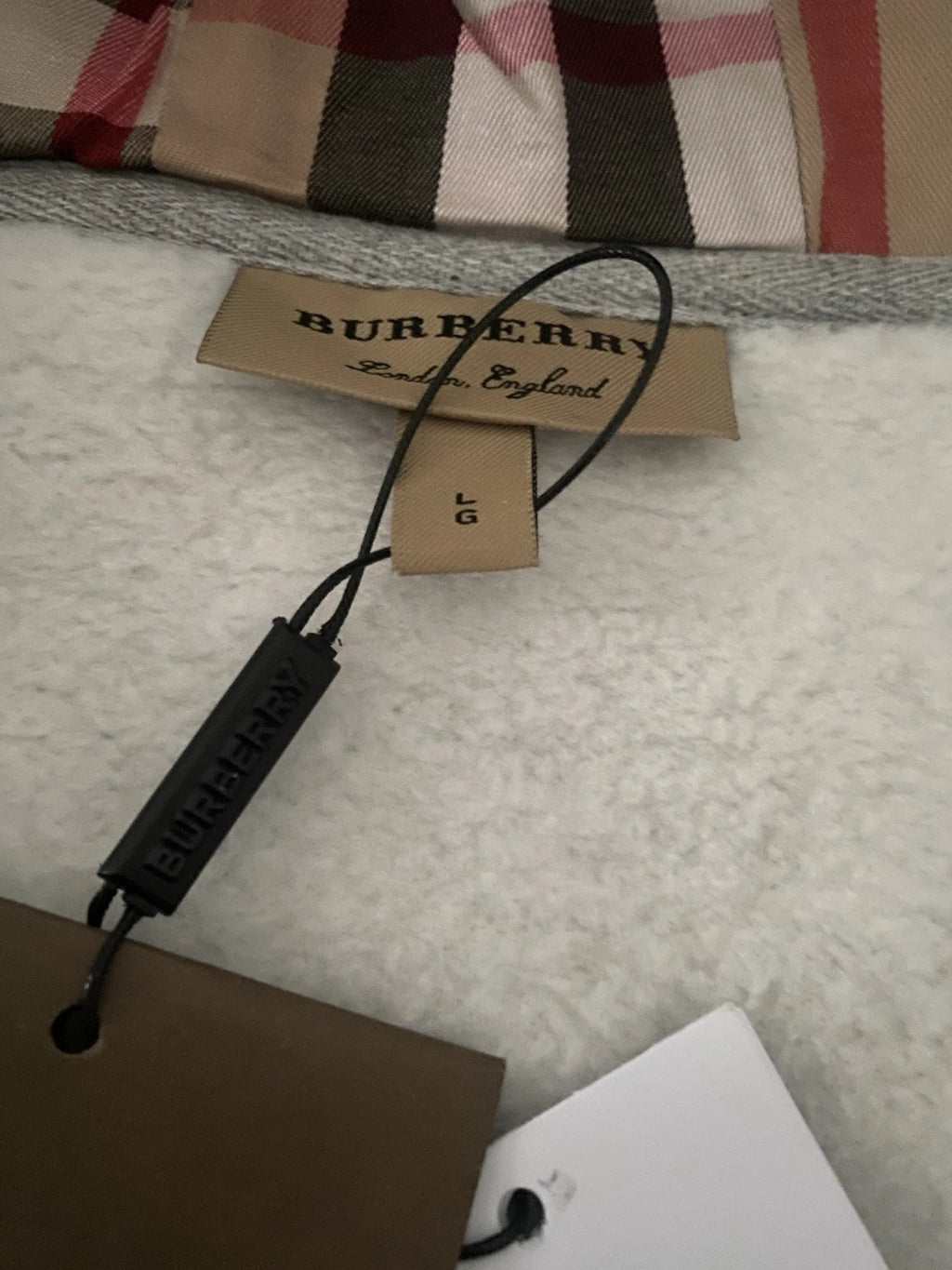 Nova Saints™ Burberry London Men's Zip-Up Hoodie Jacket