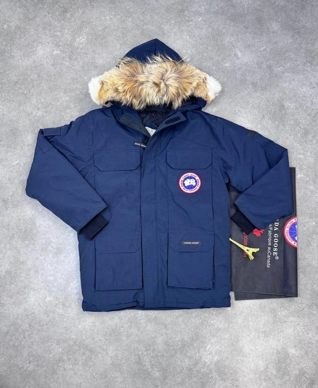 Nova Saints™ Canada Goose Puffer Fur Coat