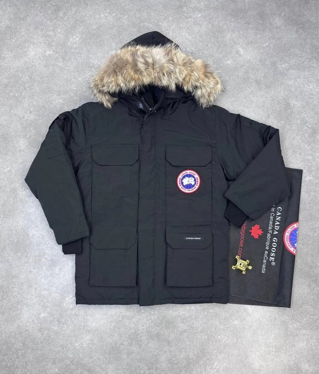 Nova Saints™ Canada Goose Puffer Fur Coat