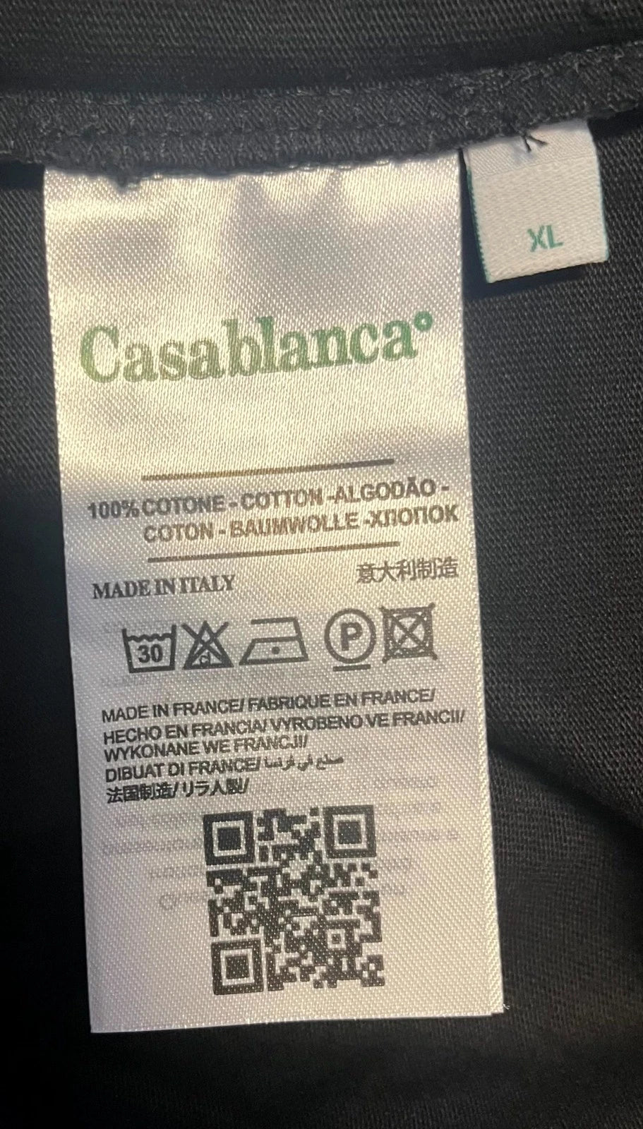 Nova Saints™ Casablanca T-Shirt Mens  Black Afro Cubism Tennis Club' Icon Graphic Crewneck