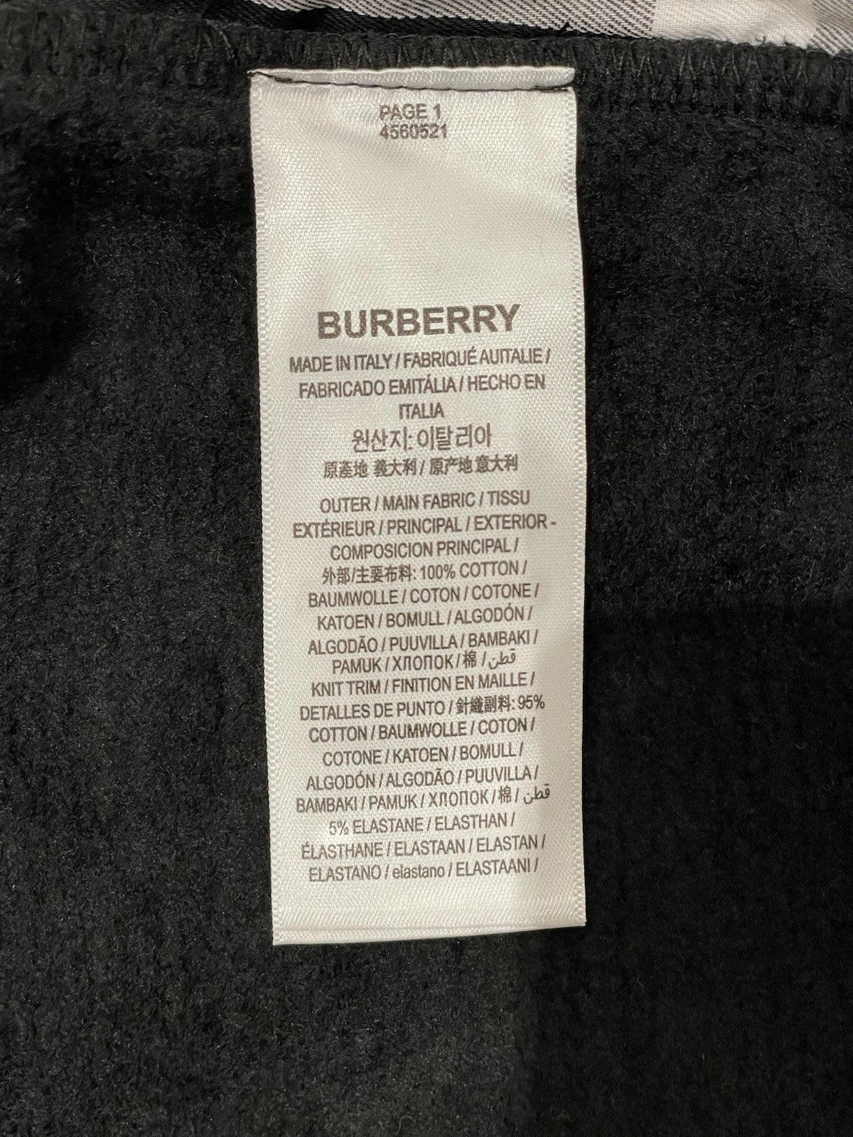 Nova Saints™ Burberry London Men's Zip-Up Hoodie Jacket