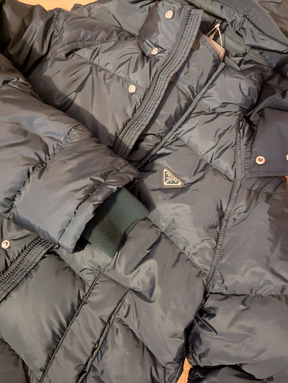 The Nova Saints™ PRADA Men's yellow inside Puffer Jacket