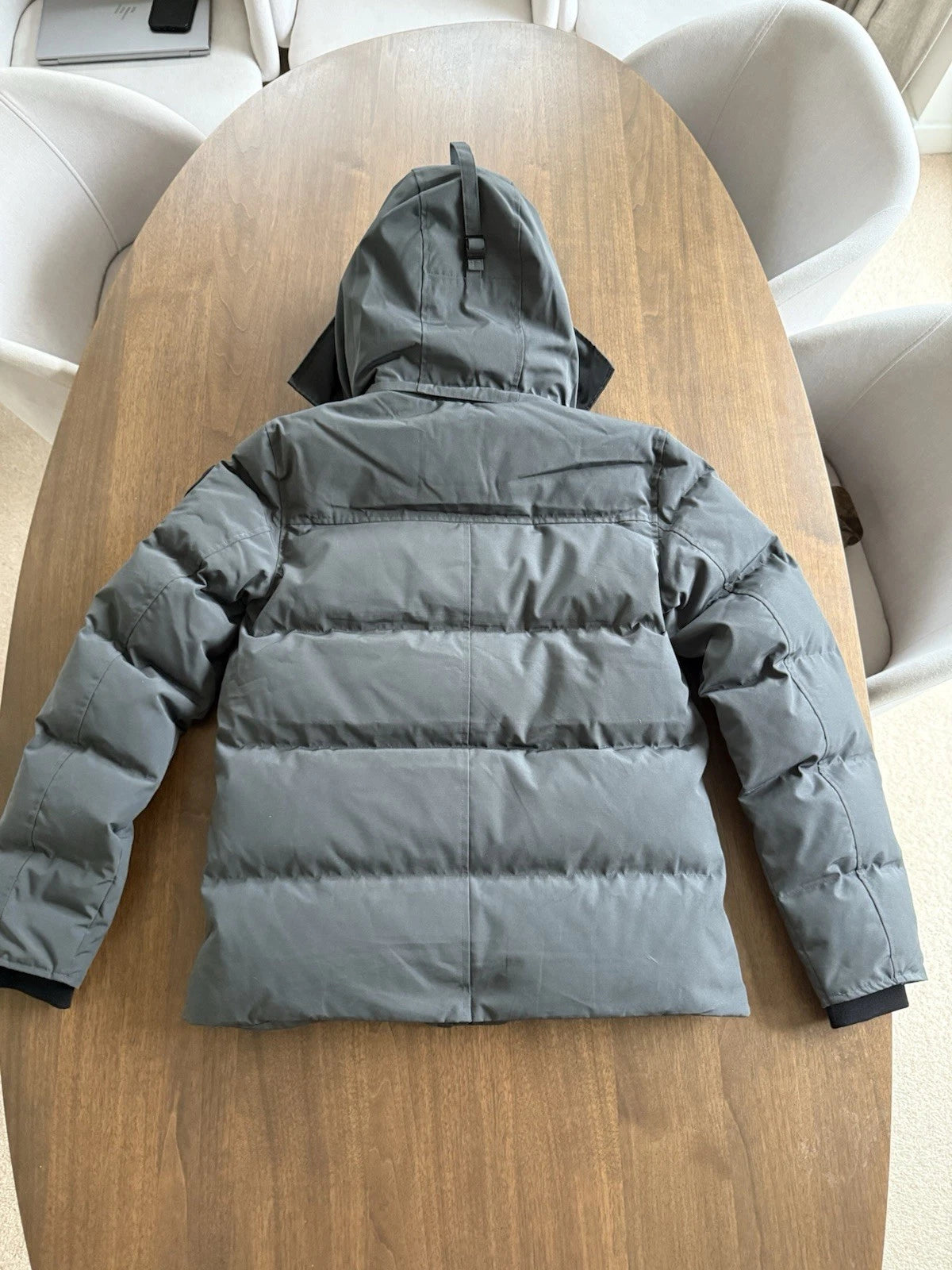 Nova Saints™ Canada Goose Wyndham Parka Grey/Black Badge
